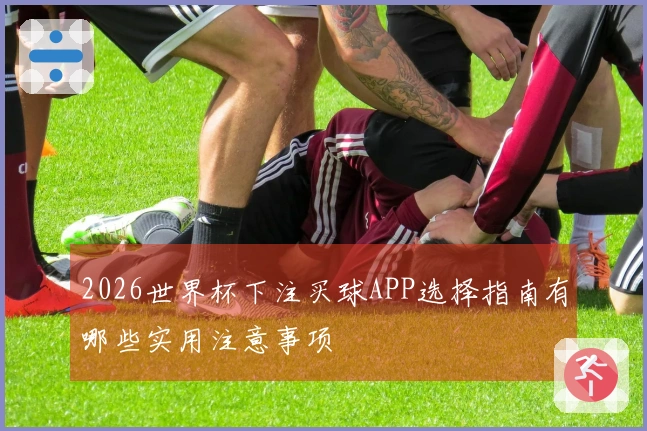 2026世界杯下注买球APP选择指南有哪些实用注意事项
